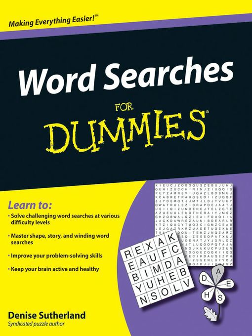 Cover image for Word Searches For Dummies